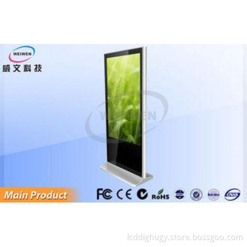 55'' Indoor Stand Alone Digital Signage Kiosk for Metro / L